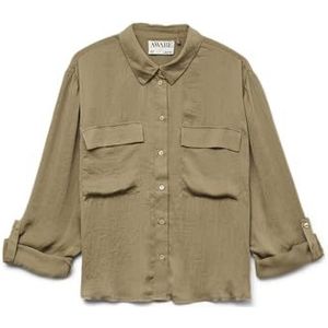 Vero Moda - Fabiana - Overhemd - Lange Mouwen - Regular Fit - 100% Gerecycled Polyester