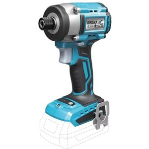 Accu-slagschroevendraaier, borstelloos, compact DEDRA SAS+ALL DED7144, 18 V, zonder accu/oplader, ledlicht, achteruit-auto-stopfunctie, koppel 220 Nm, tot 3.000 tpm