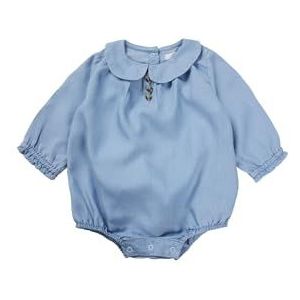 Noppies Playsuit met lange mouwen voor babymeisjes en meisjes, brilliant blue, 68 cm