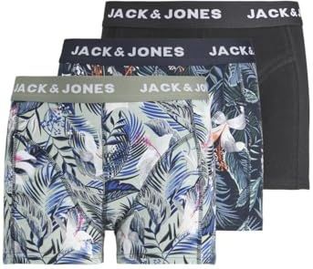 Jack & Jones Brady Flower Trunk Boxershorts Junior (3-pack)