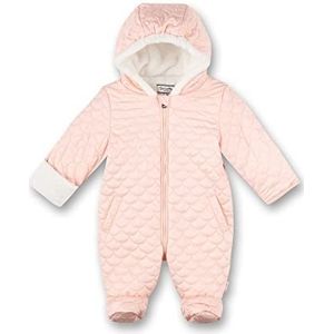 Sanetta Babymeisjes outdooroverall winteroverall in meisjesachtig roze kidswear perfect voor het koude seizoen