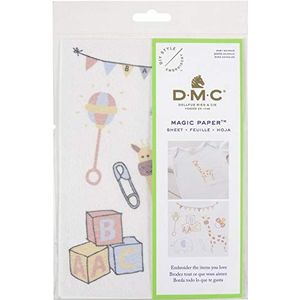 DMC Baby Dieren Magic Sheet Cross Stitch A5, Canvas, Various, One Size