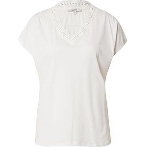 Garcia Dames T-shirt met korte mouwen, gebroken wit, S, off-white, S