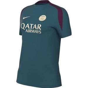 Nike Top Paris Saint-Germain Dames Dri-Fit Strike Short-Sleeve Top K, Geode Teal/Geode Teal/Bordeaux/Guava Ice, FN9510-382, 2XL
