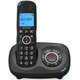 Alcatel XL 595 B Voice zwart met antwoordapparaat, senioren-telefoon met oproepblokkering