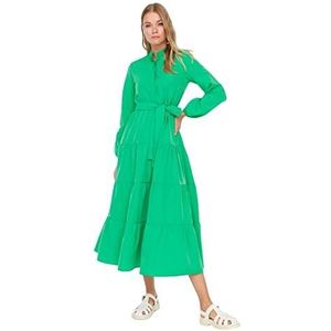 Trendyol Women Design Maxi A-lijn Regular Geweven Jurk Groen, Groen, 64