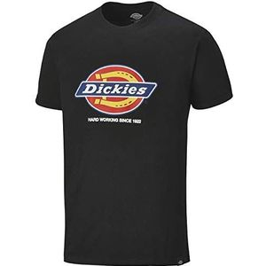 Dickies - T-shirt voor heren, Denison T-shirt, Crewneck, zwart, S