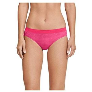 Schiesser Actief ondergoed voor dames, thermo-ondergoed, slip, sportondergoed, rood (roze-gemêleerd 520)., 40