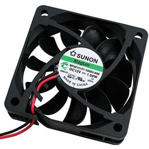Ventilator 12 V DC, 1,53 W, 60 x 60 x 15 mm, 44,8 m³/h 4700 U/min 44,8 m³/uur Sunon MF60151V11000UA99