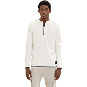 TOM TAILOR Denim Uomini Shirt met lange mouwen en 1033926, 10338 - Soft Light Beige, XS