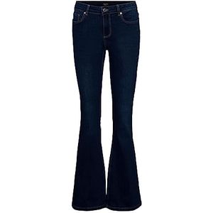 VERO MODA Dames Jeans, donkerblauw (dark blue denim), XS / 30L
