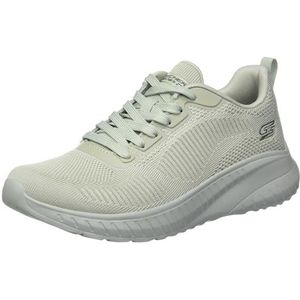 Skechers Dames Bobs Squad Chaos Face Off Sneaker, Sage Engineered Knit, 40 EU