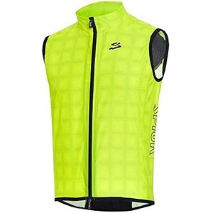 Top Ten vest voor heren, neongeel