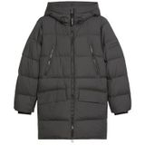 Marc O'Polo - Lange Donsjas - Regular Fit - Effen - Met Capuchon