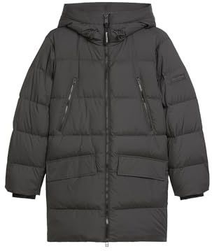 Marc O'Polo - Lange Donsjas - Regular Fit - Effen - Met Capuchon