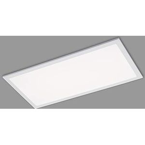 BRILONER - Led-plafondlamp, ultravlak, neutraal witte lichtkleur, 24 watt, 2600 lumen, led-plafondlamp, woonkamerlamp, ledpaneel, keukenlamp, plafondverlichting, 59,5 x 29,5 x 6,2 cm, wit