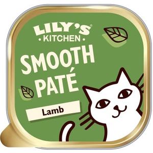 Lily's Kitchen Biologisch Fijne Paté voor Volwassen Katten 19 x dienblad 85g - Kip