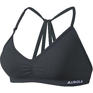 AUROLA Seamless Mercury Workout Sports Bras for Women Athletic Removable Adjustable Backless Minimal Top