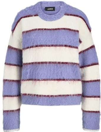 JJXX - JXCalista - Gebreide Trui - Crème/Azuur/Bourgogne