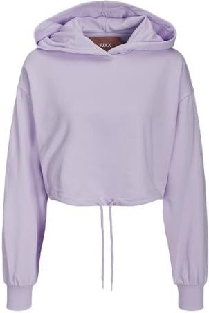 Jack & Jones - Alfa Loose Every Crop - Hoodie - Licht Geborsteld - Lange Mouwen