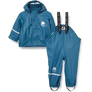 CeLaVi Tweedelig regenpak in vele kleuren, waterdicht, blauw (blauw), 68/74 (maat van de fabrikant: 70) voor baby's, blauw, 68/74 (Talla del fabricante: 70)