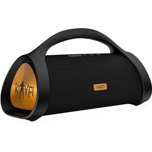 Kayfi 260 Boombox luidspreker Bluetooth 5.0, 60 W RMS, IPX7 waterdicht, 25 uur accu, met tas
