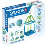Geomag Classic - 25 Pieces- Magnetic Construction for Children - Green Collection - 100 Percent Recycled Plastic Educational Toys