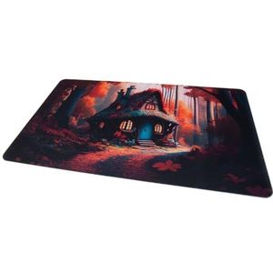 playmats.eu K073 Lorcana TCG huisje 24 inch x 14 / 61 x 35,5 cm rubberen mat voor kaartspellen, 64 cm x 35,5 cm