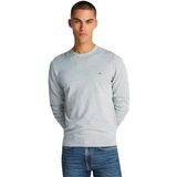 Tommy Hilfiger Gebreide trui met ronde hals voor heren, Grijs (lichtgrijs Heather Andere versie), XS