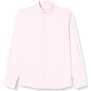 Hackett London Heren GMT Dyed Mussola K Shirt, roze, L