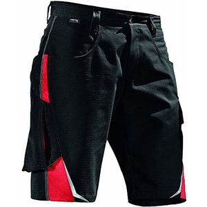 Kübler 25245353-9955-46 Pulse Shorts Maat 46, Zwart/Rood