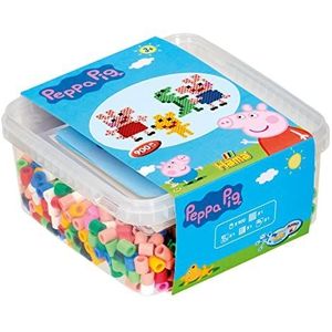 Hama - Maxi Beads - Peppa Pig kralen en speldbordje in emmer (8750)