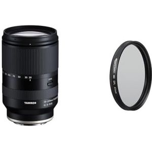 Tamron 28-200mm A071SF F/2.8-5.6 Di III RXD voor Sony E-Mount, Zoom & Amazon Basics Cirkelvormige polarisatiefilter, 67 mm