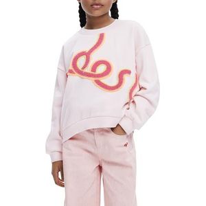 Desigual - Sweatshirt - Effen Kleur - Lange Mouwen - Groot Logo