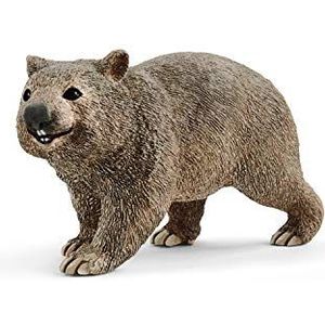 schleich 14834 Wombat, voor kinderen vanaf 3 jaar, Wild Life speelfiguur