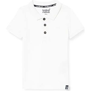 Koko Noko jongens noah overhemd, wit, 9 Maanden