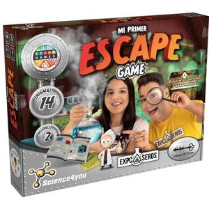 Science4you Mijn eerste ontsnapping Game ExpCaseros - 14 raadsels en 2 missies: puzzels oplossen - bordspellen met raadsels, educatief speelgoed meisje 8 9 10 jaar