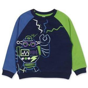 Tuc Tuc Sweatshirt van pluche voor kinderen, marineblauw, collectie Robot Maker, Blauw, 6 meses