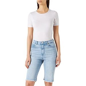 HUGO Garen jeansshort voor dames, Light/Pastel Blue455, 28W Regular