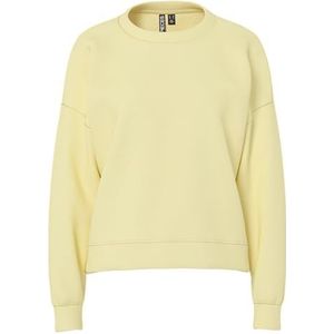 PIECES Pcchilli Ls Sweat Noos Bc, French Vanilla, XS