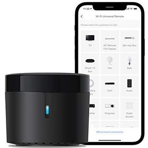 Broadlink RM4 Mini - Universele IR Afstandsbediening - Smart Home Wi-Fi Remote Hub
