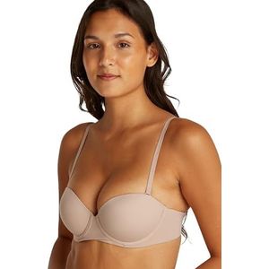 CALVIN KLEIN Push-up riem voor dames, beige, 38DD, Beige (Ceder), 64