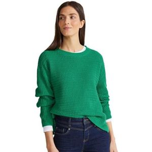 Street One Gestructureerde sweater voor dames, Fresh Spring Green, 42