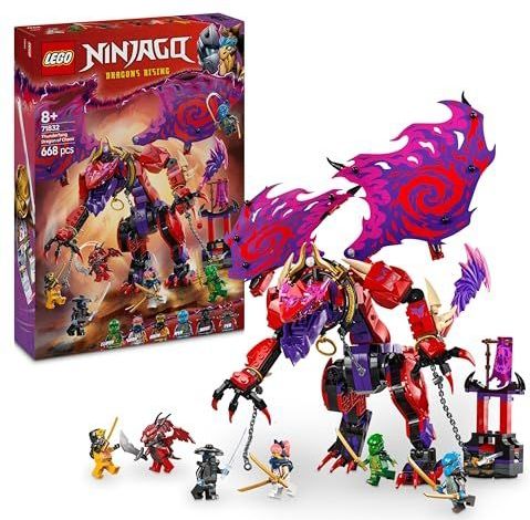 LEGO - NINJAGO Bliksemtand Draak van Chaos - Speelgoed - 6 Minifiguren