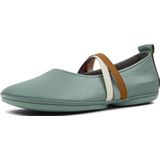 Camper - Right Nina - Ballerina - Bruin - Met Riempjes