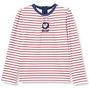 Steiff Uv Shirt zwemshirt voor meisjes, true red, 110 cm