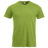 CliQue Nieuw klassiek T-shirt voor heren, Groen (Lichtgroen), XS