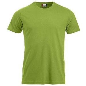 CliQue Nieuw klassiek T-shirt voor heren, Groen (Lichtgroen), XS