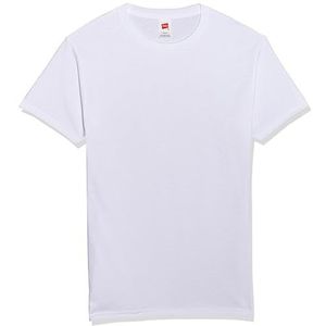 Hanes Overhemd voor heren, Wit 6-pack, M