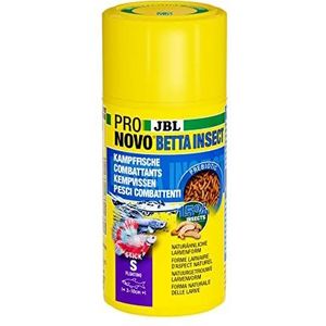 JBL PRONOVO BETTA INSECT STICK, voer voor kempvissen van 3-10 cm, visvoer-sticks, click-doseerder, maat S, 100 ml